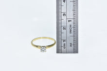 Load image into Gallery viewer, 14K 0.28 Ct Diamond Solitaire Engagement Ring Yellow Gold