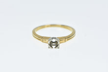 Load image into Gallery viewer, 14K NOS Vintage 3.7mm Engagement Setting Ring Yellow Gold