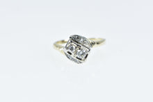 Load image into Gallery viewer, 14K 0.30 Ctw 1940&#39;s Diamond Engagement Ring Yellow Gold