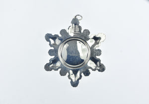 Sterling Silver 1971 Gorham Snowflake Christmas Star Ornament
