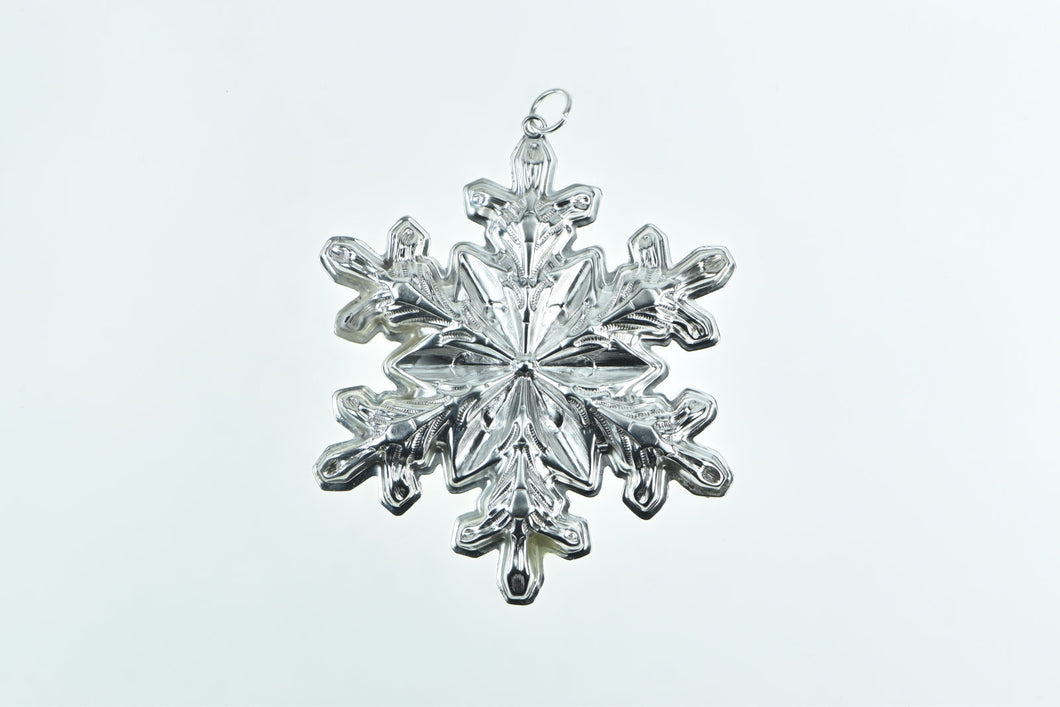 Sterling Silver 1973 Gorham Snowflake Christmas Star Ornament