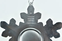 Load image into Gallery viewer, Sterling Silver 1973 Gorham Snowflake Christmas Star Ornament