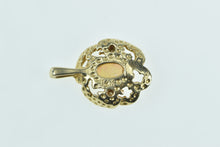 Load image into Gallery viewer, 14K Vintage Opal Diamond Accent Textured Nugget Charm/Pendant Yellow Gold