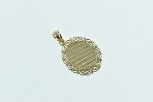 14K Pisces Astrology Zodiac Star Sign Fish Symbol Charm/Pendant Yellow Gold