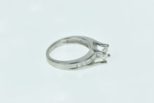 Load image into Gallery viewer, Platinum 1.31 Ctw Princess Cut Diamond Engagement Ring