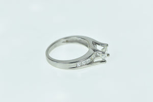 Platinum 1.31 Ctw Princess Cut Diamond Engagement Ring