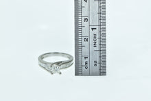 Load image into Gallery viewer, Platinum 1.31 Ctw Princess Cut Diamond Engagement Ring