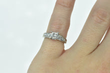 Load image into Gallery viewer, Platinum 1.31 Ctw Princess Cut Diamond Engagement Ring