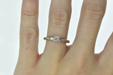 Load image into Gallery viewer, 14K 0.40 Ctw Diamond Princess Engagement Ring Yellow Gold