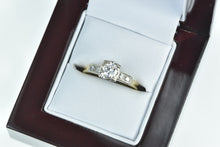 Load image into Gallery viewer, 14K 0.55 Ctw Diamond 1940&#39;s Engagement Ring Yellow Gold