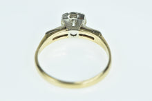 Load image into Gallery viewer, 14K 0.55 Ctw Diamond 1940&#39;s Engagement Ring Yellow Gold