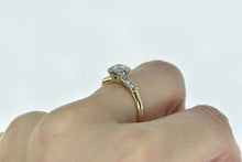 Load image into Gallery viewer, 14K 0.55 Ctw Diamond 1940&#39;s Engagement Ring Yellow Gold