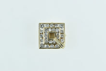 Load image into Gallery viewer, 14K 0.67 Ctw Diamond Square Slide Bracelet Charm/Pendant Yellow Gold