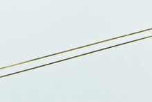 Load image into Gallery viewer, 14K 0.3mm Serpentine Chain Flat Wavy Link Necklace 16&quot; Yellow Gold