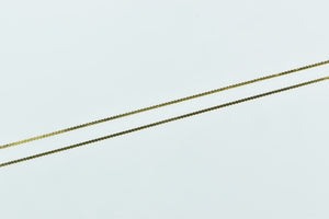 14K 0.3mm Serpentine Chain Flat Wavy Link Necklace 16" Yellow Gold