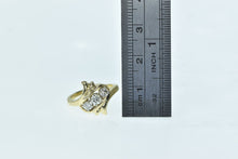 Load image into Gallery viewer, 14K 0.37 Ctw Diamond Three Stone Bypass Ring Yellow Gold