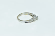 Load image into Gallery viewer, 14K 0.50 Ctw Three Stone Diamond Engagement Ring White Gold