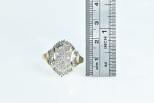 Load image into Gallery viewer, 10K 1.70 Ctw Baguette Halo Diamond Cluster Ring Yellow Gold