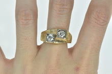 Load image into Gallery viewer, 14K 0.95 Ctw 1960&#39;s Diamond Men&#39;s Bypass Ring Yellow Gold