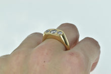 Load image into Gallery viewer, 14K 1.22 Ctw Three Stone Diamond Men&#39;s Ring Yellow Gold