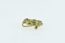 Load image into Gallery viewer, 14K Art Nouveau Wavy Haired Lady Ornate Pendant/Pin Yellow Gold