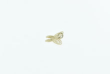 Load image into Gallery viewer, 14K Filigree Butterfly Cut Out Change Symbol Charm/Pendant Yellow Gold