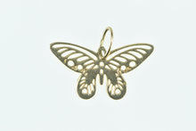 Load image into Gallery viewer, 14K Filigree Butterfly Cut Out Change Symbol Charm/Pendant Yellow Gold
