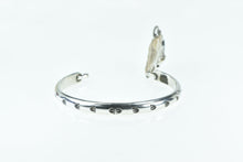 Load image into Gallery viewer, Sterling Silver J Howe Black Onyx Cowboy Boot Bangle Bracelet 7&quot;