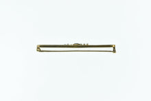 Load image into Gallery viewer, 14K Victorian Amethyst Seed Pearl Filigree Bar Pin/Brooch Yellow Gold