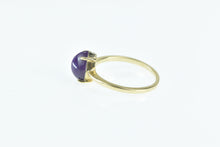Load image into Gallery viewer, 14K Pear Lindy Syn. Star Ruby Cabochon Statement Ring Yellow Gold