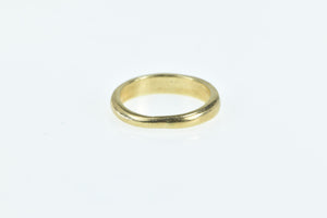14K Vintage Syn. Opal Inlay Wedding Band Ring Yellow Gold