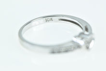Load image into Gallery viewer, 10K Heart Diamond Love Symbol Promise Ring White Gold