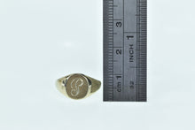 Load image into Gallery viewer, Gold Filled P Cursive Monogram Letter Initial Name Ring