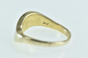 14K Sugilite Black Opal Southwestern Wavy Ring Yellow Gold