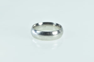 Platinum 5.9mm Vintage Simple Classic Wedding Band Ring