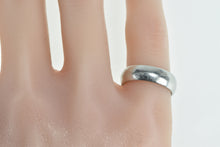 Load image into Gallery viewer, Platinum 5.9mm Vintage Simple Classic Wedding Band Ring