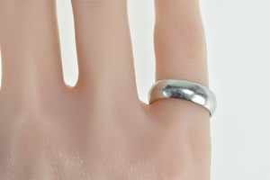 Platinum 5.9mm Vintage Simple Classic Wedding Band Ring