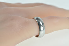 Load image into Gallery viewer, Platinum 5.9mm Vintage Simple Classic Wedding Band Ring