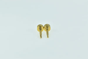 Gold Filled 4.1mm Vintage Round Domed Dot Stud Earrings