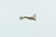 Load image into Gallery viewer, Gold Filled Two Tone Vintage Pearl Classic Simple Pendant