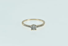 Load image into Gallery viewer, 10K Classic Diamond Round Cluster Promise Ring Rose Gold