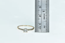 Load image into Gallery viewer, 10K Classic Diamond Round Cluster Promise Ring Rose Gold