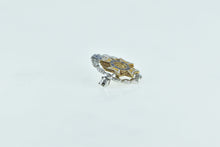 Load image into Gallery viewer, Sterling Silver 10k Gold Auxiliary VFW 25 Years Lapel Pin/Brooch