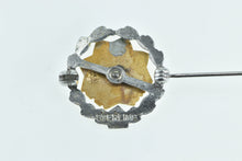 Load image into Gallery viewer, Sterling Silver 10k Gold Auxiliary VFW 25 Years Lapel Pin/Brooch