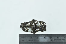 Load image into Gallery viewer, Gold Filled Victorian Baroque Pearl Ornate Flower Ornate Pin/Brooch