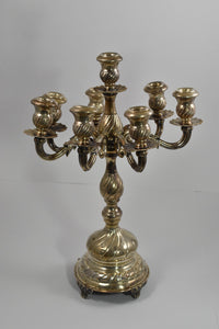 Sterling Silver Ornate 8 Stick Candelabra