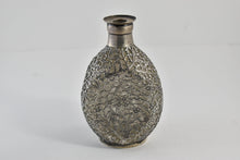 Load image into Gallery viewer, Sterling Silver 1940&#39;s Flower Tree of Life Filigree Pinch Bottle