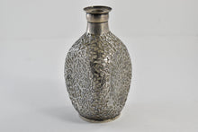 Load image into Gallery viewer, Sterling Silver 1940&#39;s Flower Tree of Life Filigree Pinch Bottle