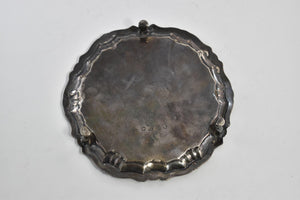 Sterling Silver British Pre 1822 Family Crest Plate