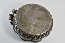 Load image into Gallery viewer, Sterling Plated Mid Century Strawberry Design Checkered Bowl